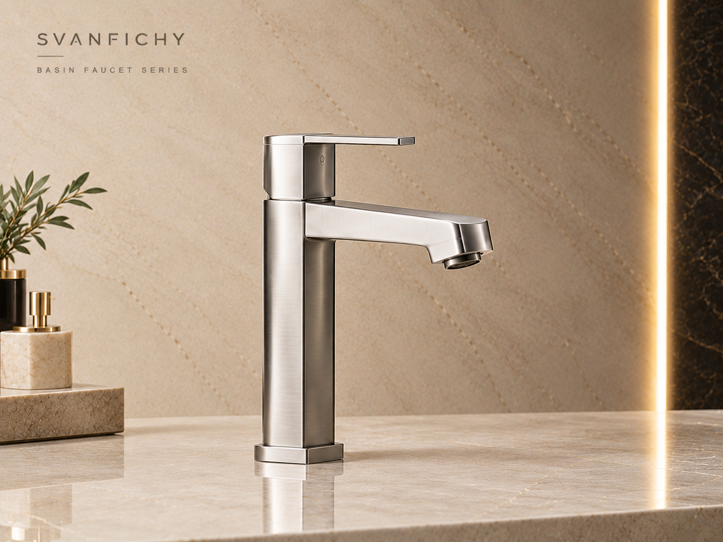 Basin Faucet — Chrome