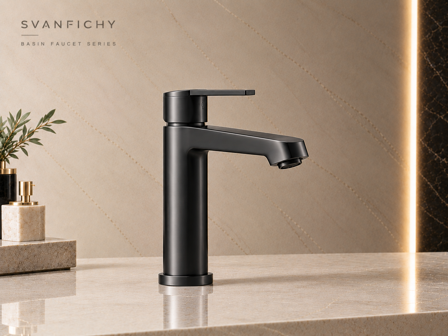 Basin Faucet — Matte Black