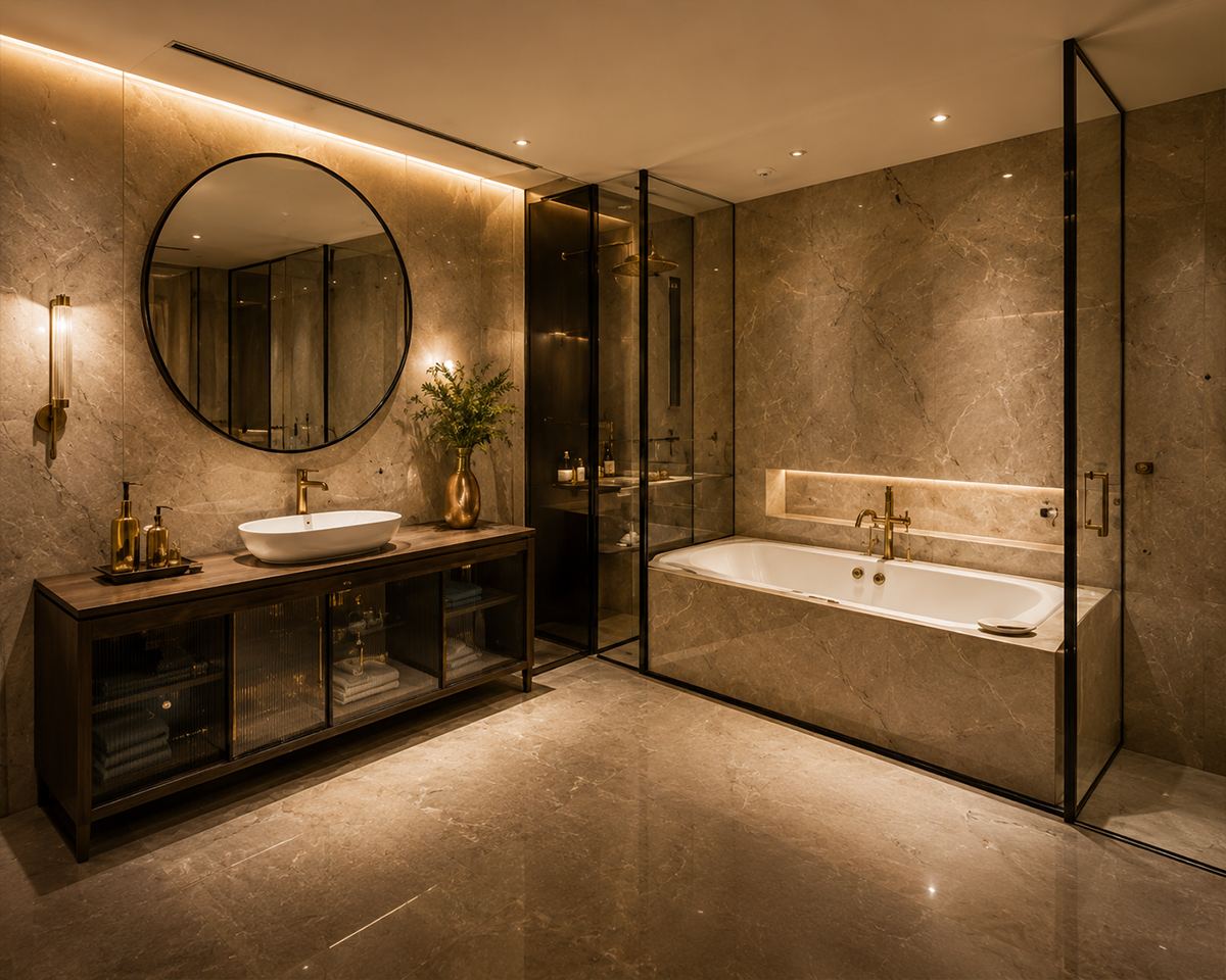 Paris bathroom environment reference